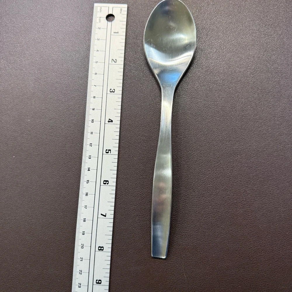 Gourmet Settings LOFT Soup Spoons 8Pc 18/10 and 18/8 Stainless Steel